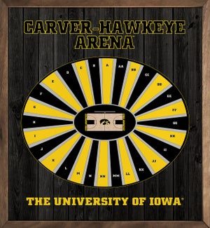 Stadium Seating Basketball University Of Iowa Black